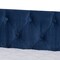 Baxton Studio Raphael Modern and Contemporary Navy Blue Velvet Fabric Queen Size Daybed with Trundle 187-11477-Zoro - alternate 6